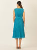 APART Plisseekleid in Blau