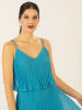 APART Plisseekleid in Blau