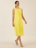 APART Plisseekleid in Gelb