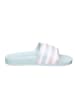 adidas Klapki "Adilette" w kolorze błękitnym