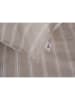 Zo!Home Perkal beddengoedset "Righe" taupe/wit