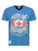 Canadian Peak Koszulka "Japple" w kolorze niebieskim