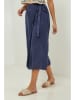 Lin Passion Linnen rok donkerblauw