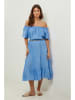 Lin Passion Leinen-Kleid in Hellblau