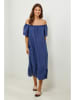 Lin Passion Leinen-Kleid in Dunkelblau