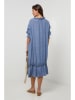 Lin Passion Leinen-Kleid in Blau