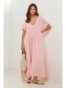 Lin Passion Leinen-Kleid in Rosa