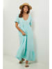 Lin Passion Leinen-Kleid in Türkis