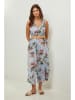Lin Passion Leinen-Jumpsuit in Hellblau