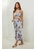 Lin Passion Leinen-Jumpsuit in Hellblau