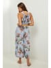 Lin Passion Leinen-Jumpsuit in Hellblau