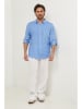 Lin Passion Linnen blouse lichtblauw
