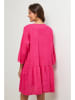 Lin Passion Leinen-Kleid in Pink