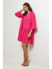 Lin Passion Leinen-Kleid in Pink
