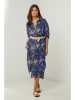 Lin Passion Leinen-Kleid in Dunkelblau
