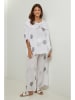 Lin Passion Leinen-Bluse in Weiß