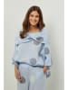 Lin Passion Leinen-Bluse in Hellblau