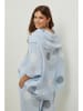 Lin Passion Leinen-Bluse in Hellblau