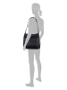 Tom Tailor Schultertasche "Angie" in Schwarz - (B)27,5 x (H)26 x (T)9,5 cm
