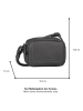 Tom Tailor Umhängetasche "Elis" in Anthrazit - (B)18,5 x (H)13,5 x (T)7 cm