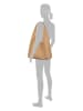 Tom Tailor Schultertasche in Hellbraun - (B)44,5 x (H)30 x (T)13 cm