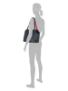 Tom Tailor Shopper "Miri" in Dunkelblau - (B)34 x (H)28 x (T)10 cm