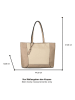 Tom Tailor Shopper bag "Nara" w kolorze beżowym - 44 x 31 x 12 cm