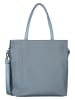 Tom Tailor Shopper "Rosa" in Hellblau - (B)34 x (H)32 x (T)11 cm