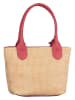 Tom Tailor Henkeltasche "Sharon" in Pink/ Hellbraun - (B)34 x (H)24 x (T)13 cm
