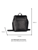 Tom Tailor Rucksack "Wendi" in Schwarz - (B)24 x (H)30 x (T)13 cm