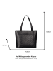 Tom Tailor Shopper bag "Wendy" w kolorze czarnym - 41 x 30 x 11 cm