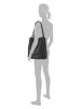 Tom Tailor Shopper "Arona" in Schwarz - (B)41 x (H)35 x (T)14 cm