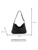 Tom Tailor Schoudertas "Donata" zwart - (B)37 x (H)24 x (D)9 cm