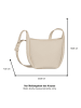 Tom Tailor Umhängetasche "Jessie" in Creme - (B)23,5 x (H)18 x (T)7 cm