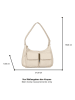 Tom Tailor Torebka "Malina" w kolorze kremowym - 27 x 19 x 11 cm