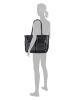 Tom Tailor Shopper "Malina" in Schwarz - (B)40 x (H)29 x (T)13,5 cm