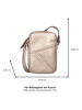 Tom Tailor Handytasche "Milla" in Gold - (B)14 x (H)22,5 x (T)4 cm