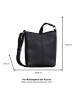 Tom Tailor Umhängetasche "Neda" in Schwarz - (B)20 x (H)22 x (T)7 cm