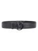 Pinko Leren riem zwart