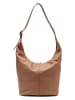 COCCINELLE Leder-Umhängetasche in Hellbraun - (B)25 x (H)27 x (T)16 cm