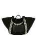 COCCINELLE Schultertasche in Schwarz - (B)34 x (H)33 x (T)6,5 cm
