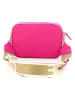 COCCINELLE Leren schoudertas roze - (B)21,5 x (H)17 x (D)6 cm