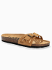 Sunbay Leder-Pantoletten "Freezia" in Hellbraun