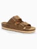 Sunbay Leder-Pantoletten "Trefle" in Hellbraun