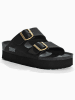 Sunbay Pantoletten "Edelweiß" in Schwarz