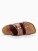 Sunbay Leren slippers "Trefle" lichtroze