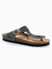 Sunbay Leder-Zehentrenner "Camelia" in Grau