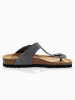 Sunbay Leder-Zehentrenner "Camelia" in Grau