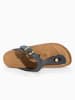 Sunbay Leder-Zehentrenner "Camelia" in Grau