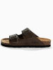 Sunbay Leder-Pantoletten "Trefle" in Dunkelbraun